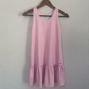 Vineyard Vines Pink Whale Print Performance Dress